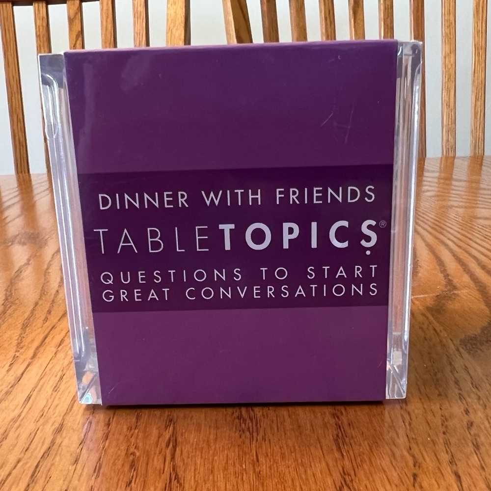 NWT Dinner with Friends Tabletopics
